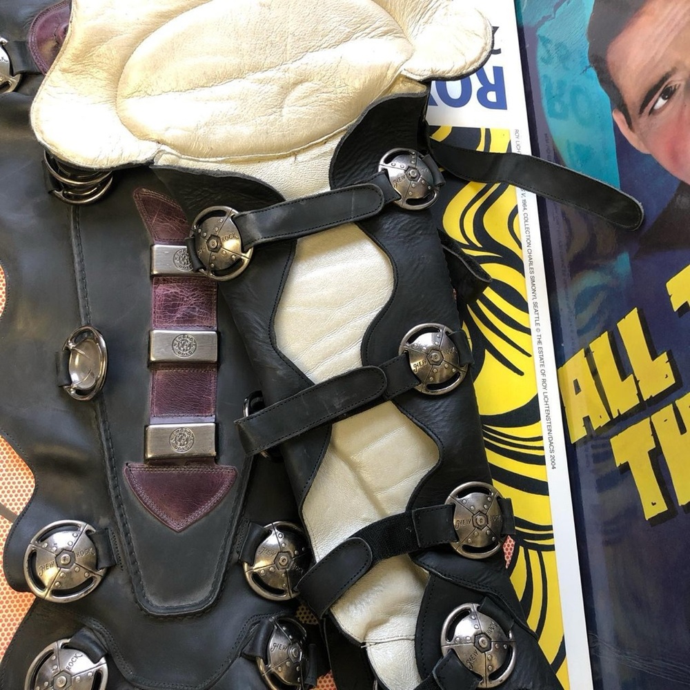 BN NEW ROCK Biker Knee/shin guards!💎💎 - Picture 5 of 5